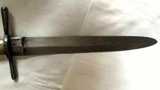LONG DIRK IRON GUARD DIAGONAL EBONY