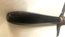LONG DIRK IRON GUARD DIAGONAL EBONY