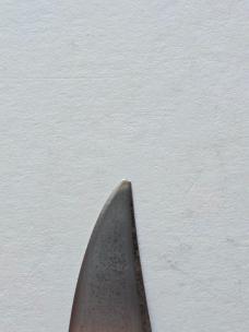 Vintage Schrade-Walden NY USA 225H Folding Hunter - Jigged Delrin - Carbon Steel Patina