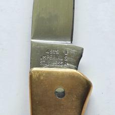 Vintage Imperial Frontier 4515 "Double Eagle" Lockback Knife - Mint with Box & Sheath - USA Made