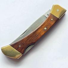 Vintage Imperial Frontier 4515 "Double Eagle" Lockback Knife - Mint with Box & Sheath - USA Made