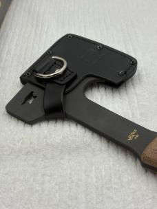 Buck 0106BRS1-B Compadre Axe With Leather Sheath NIB Made In USA Discontinued