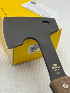 Buck 0106BRS1-B Compadre Axe With Leather Sheath NIB Made In USA Discontinued