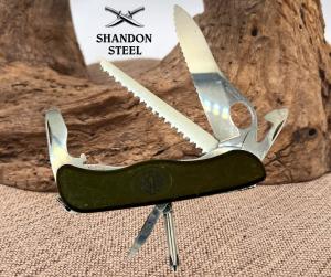 VICTORINOX GAK4 Germany Soldier Multi-Pocket Knife Army One Hand Trekker 120