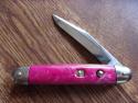 mint new old stock shur snap 6" OA opened , pink scales 