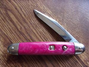 mint new old stock shur snap 6quot OA opened  pink scales 