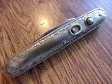 3-3/8 schrade double nickel scales 1940's vintage 