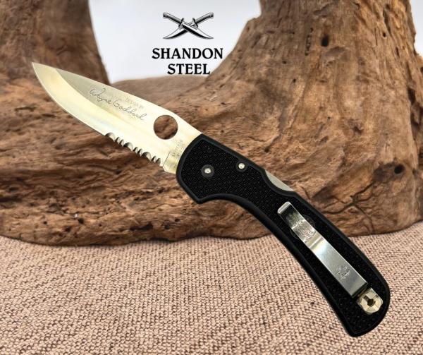 Spyderco Lightweight Wayne Goddard Folding Knife ATS 55 Lockback Pocket Knife (32) Spyderco Lightweight Wayne Goddard Folding Knife ATS 55 Lockback Pocket Knife (32)
