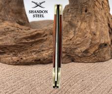 Frost Cutlery Copperhead Worm Groove Bone Handle Pocket Knife Solingen Steel 157