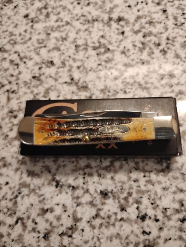 Case 6.5 BoneStag Trapper 03573 Birthdate 08/29/25 Case 6.5 BoneStag Trapper 03573 Birthdate 08/29/25