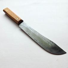 Vintage Forgecraft Hi-Carbon 7 Inch Butcher Knife - Traditional Wood Handle - Made in USA