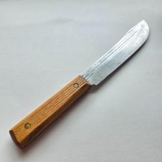 Vintage Forgecraft Hi-Carbon 7 Inch Butcher Knife - Traditional Wood Handle - Made in USA