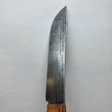 Vintage Forgecraft Hi-Carbon 7 Inch Butcher Knife - Traditional Wood Handle - Made in USA