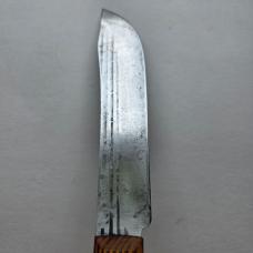Vintage Forgecraft Hi-Carbon 7 Inch Butcher Knife - Traditional Wood Handle - Made in USA