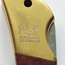Vintage Winchester Lockback Folding Hunter Knife - Rocky Mountain Elk Foundation Edition - MIB