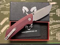 Damned Designs Chimera Red G10 Tanto