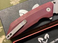 Damned Designs Chimera Red G10 Tanto