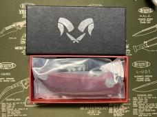 Damned Designs Chimera Red G10 Tanto