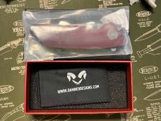 Damned Designs Chimera Red G10 Tanto