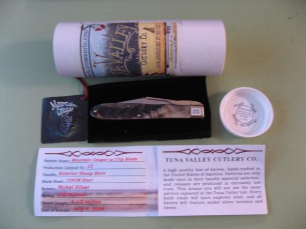 TUNA VALLEY 2026 MOUNTAIN COUGAR SWING GUARD EXTERIOR SHEEP HORN #2  