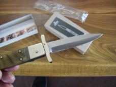Hubertus The Guardian Knife Solingen, Germany Very Rare Big Horn Edition Swing Guard UNUSED W/Box