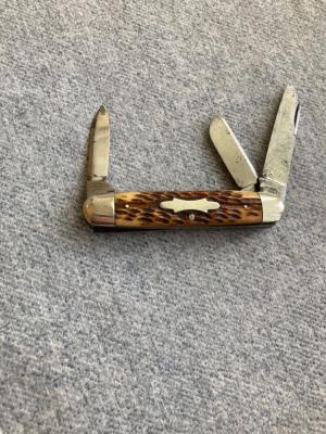 WOW  Vintage ROBESON CUTLERY ROCHESTER 63214 Cattle Pattern Pocket Knife