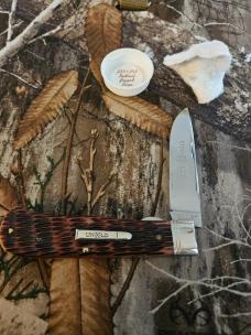 Gec 23 Redtail Jigged Bone  liner lock