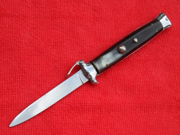 Vintage Italian Trap door OTF Automatic switchblade Brazilian horn *First Model* generic stamp Vintage Italian Trap door OTF Automatic switchblade Brazilian horn *First Model* generic stamp