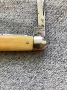 Antique RARE BUCK & RYAN, EUSTON Rd, N.W.I, Large, Ivory Handles, Sleeveboard Pattern, Pocket Knife