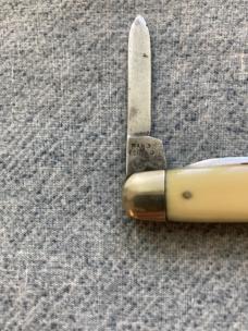 Antique RARE BUCK & RYAN, EUSTON Rd, N.W.I, Large, Ivory Handles, Sleeveboard Pattern, Pocket Knife