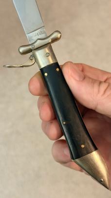 Rare Vintage Deer Foot Swing Guard Fulcrum Switchblade-Rex