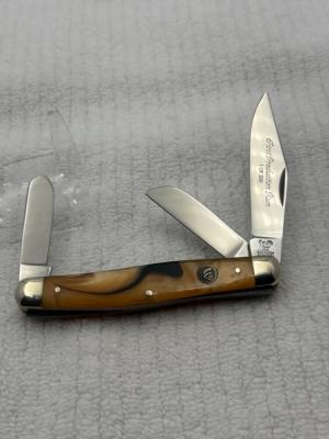 Hen amp Rooster Bertram Cutlery Mustang 313T 1st Prod 1 of 200 3 Blade Stockman 94