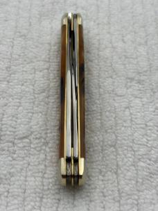 Hen & Rooster Bertram Cutlery Mustang #313T 1st Prod 1 of 200 3 Blade Stockman (94)