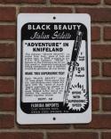 8”x 12” Aluminum Black Beauty Sign