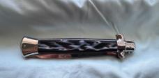 15” Rostfrei Italy Vintage Stiletto Switchblade Faux Horn, Exceptional Condition 