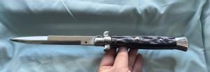 15 Rostfrei Italy Vintage Stiletto Switchblade Faux Horn Exceptional Condition 