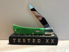 CASEXX BRIGHT GREEN BONE GATOR JIG AXE HANDLE 2026 NEW IN BOX