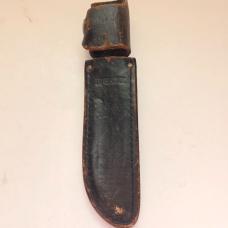 Vintage 1970s Buck 119 Special Bowie Knife - Original Leather Flap Sheath - USA Made