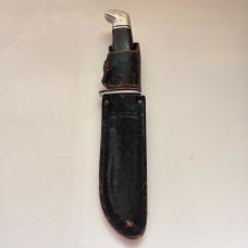Vintage 1970s Buck 119 Special Bowie Knife - Original Leather Flap Sheath - USA Made