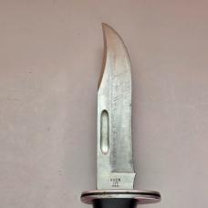 Vintage 1970s Buck 119 Special Bowie Knife - Original Leather Flap Sheath - USA Made