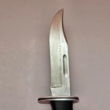 Vintage 1970s Buck 119 Special Bowie Knife - Original Leather Flap Sheath - USA Made