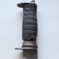 Vintage WWII E.G. Waterman EGW Fighting Knife - Sawback Blade - Project / User Condition