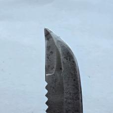 Vintage WWII E.G. Waterman EGW Fighting Knife - Sawback Blade - Project / User Condition
