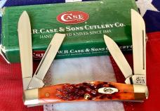 2000 Case xx Medium Congress (Mdl# 64052 SS) w/ Autumn Bone Handles -NOS
