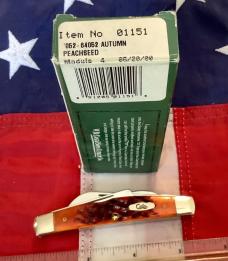 2000 Case xx Medium Congress (Mdl# 64052 SS) w/ Autumn Bone Handles -NOS