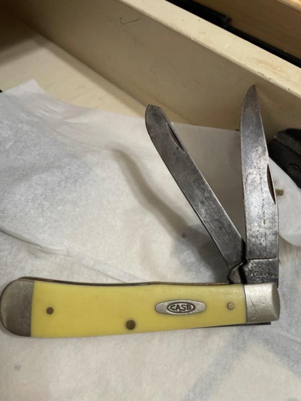 Case 3254 cv yellow trapper edc Case 3254 cv yellow trapper edc