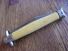 yellow shur snap fishtail auto knife