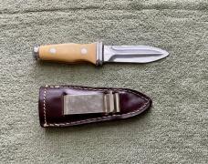 A.G. Russell Sting Dagger Boot Knife 1977 solingen Germany Springdale Ark.  USA