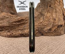 Carbon Steel USA made Wood Handle Vintage Hawkbill Folding Pocket Knife (04)