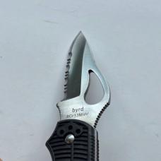 Spyderco Byrd Robin 2 Lightweight Folding Knife - 3/4 Serrated 8Cr13MoV Blade